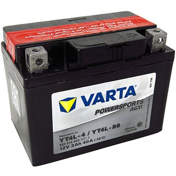 Obrázok Motobatéria VARTA YT4L-BS, 3 Ah, 12 V (503 014 003 A51 4)