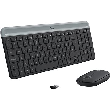 Obrázok Logitech Slim Wireless Combo MK470 CZ (920-009260)