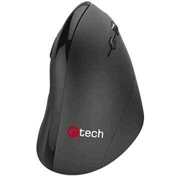 Obrázok C-TECH Myš VEM-08, vertikální, černá, USB VEM-08