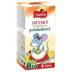 Obrázok APOTHEKE DETSKÝ BYLINNÝ ČAJ PRIEDUŠKOVÝ (od ukončeného 9. mesiaca) 20x1,5 g (30 g)