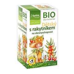 Obrázok Apotheke Bio Selection Detský čaj s rakytníkom 20x1,5g n.s.