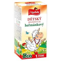 Obrázok Apotheke Bio čaj Detský s rumančekom 20x1g od 1. týždňa