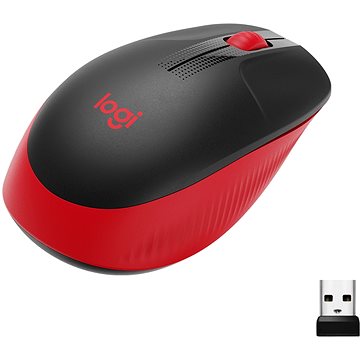 Obrázok Logitech Wireless Mouse M190, Red (910-005908)