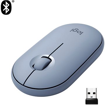 Obrázok Logitech Pebble M350 Wireless Mouse, džínsová (910-005719)