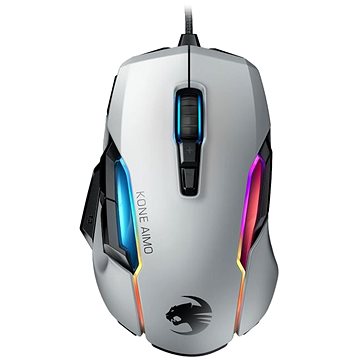 Obrázok ROCCAT Kone AIMO - remastered, herní myš, 16000 DPI , RGB, bílá