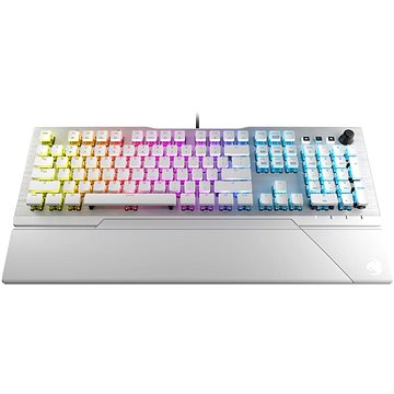 Obrázok ROCCAT mechanická herní klávesnice Vulcan 122 AIMO, Titan Switch Tactile, RGB, US Layout, stříbrná