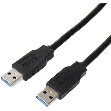 Obrázok ROLINE USB 3.0 prepojovací 1,8 m AA čierny (11028970)