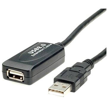 Obrázok OEM USB 2.0 aktívny predlžovací - 20 m (12441090)