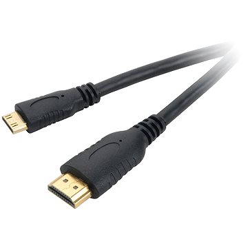 Obrázok AKASA High Speed mini HDMI 1.5m (AK-CBHD07-15BK)