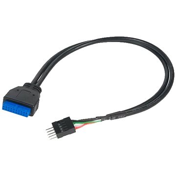 Obrázok AKASA - USB 3.0 na USB 2.0 adaptér AK-CBUB36-30BK