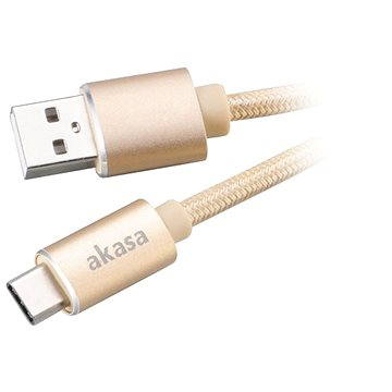 Obrázok AKASA USB 2.0-A - USB-C (AK-CBUB34-10GL)