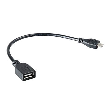 Obrázok AKASA USB micro B - USB A OTG (AK-CBUB25-15BK)