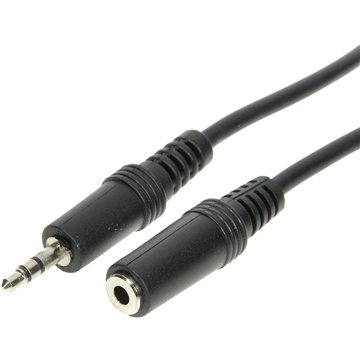 Obrázok PremiumCord jack M 3.5 ->jack F 3.5, 5m (8592220003777)