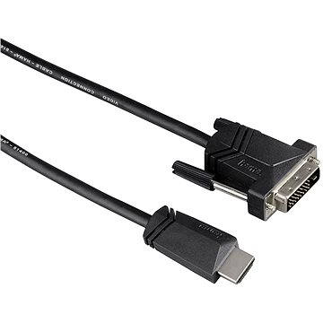 Obrázok Hama 122130 Kábel HDMI vidlica - DVI-D vidlica, 1,5 m