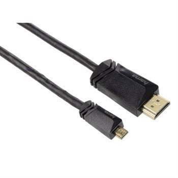 Obrázok Hama 122120 Micro HDMI kábel vidlica - vidlica typ D, pozlátený, 3*, 1,5 m