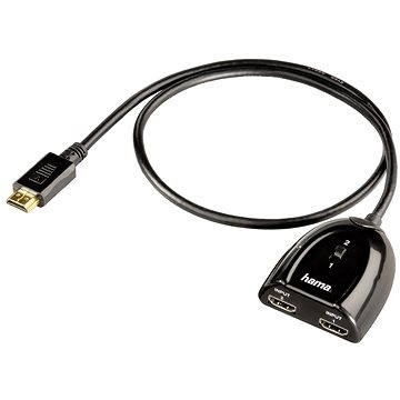 Obrázok Hama 122224 HDMI prepínač 2x1, manuálny