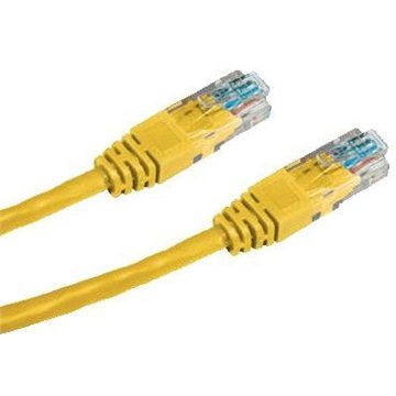 Obrázok Datacom, CAT5E, UTP, 7m, žltý (1555)