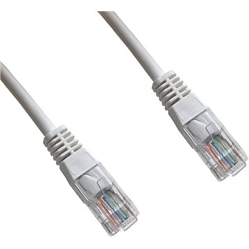 Obrázok Datacom Patch cord UTP CAT5E 1,5 m biely (1487)