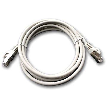 Obrázok DATACOM Patch cord S/FTP CAT6A 2m šedý 1692