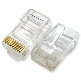 Obrázok 10-pack, Datacom, RJ48, CAT5E, UTP, 10p10c, netienené, stohované, (4181)