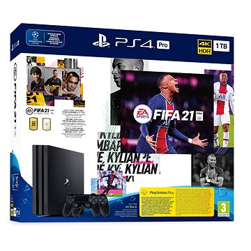 Obrázok PlayStation 4 Pro 1 TB + FIFA 21 + 2× DualShock 4 (PS719835226)