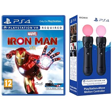 Obrázok Marvels Iron Man VR - PS4 + 2x ovladač PS Move (PS719369905)