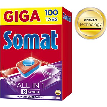 Obrázok SOMAT All in One tablety 100 ks (9000101020236)