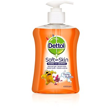 Obrázok DETTOL Kids Tekuté mýdlo Ovocné bubliny 250 ml (5900627067491)