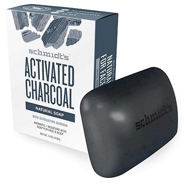 Obrázok Schmidt's Activated Charcoal čistiace tuhé mydlo  142 g