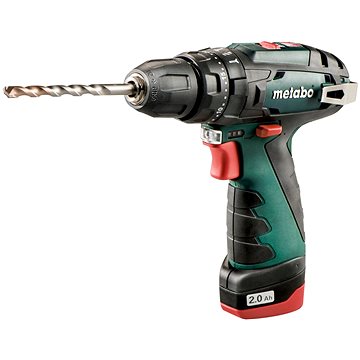 Obrázok Metabo PowerMaxx SB (2 x 2,0 Ah) 10,8V akumulátorová prkílepová vŕtačka 600385500