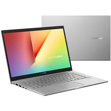 Obrázok Asus Vivobook 14 K413FA-EB758T Transparent Silver kovový