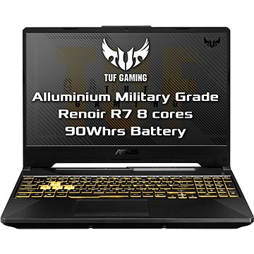 Obrázok Asus TUF Gaming A15 FA506IU-HN195T Fortress Gray kovový