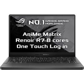 Obrázok Asus ROG Zephyrus G14 Eclipse Gray AniMe Matrix version kovový (GA401IU-AniMe103T)