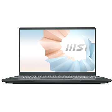 Obrázok MSI Modern 14'' FHD/i7-1165G7/16/512/MX450/W10H šed Modern 14 B11SB-216CZ