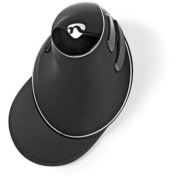 Obrázok Nedis ERGOMSWS200BK - Ergonomic Wireless Mouse | 1600 DPI | 6-Button | Black