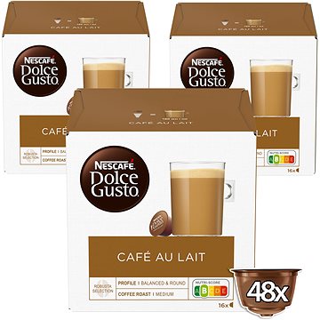 Obrázok Nescafé Dolce Gusto Café Au Lait 16ks x 3 (12148063)