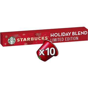 Obrázok STARBUCKS Holiday Blend by NESPRESSO limitovaná edícia, kávové kapsule, v balení 10 kapsúl (	
6200897)