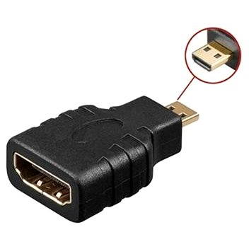 Obrázok PremiumCord Adapter HDMI A samica - micro HDMI D samec (8592220007874)