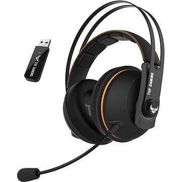 Obrázok ASUS TUF GAMING H7 WL,Yellow,  wireles gaming headset 90YH01NY-B3UA00