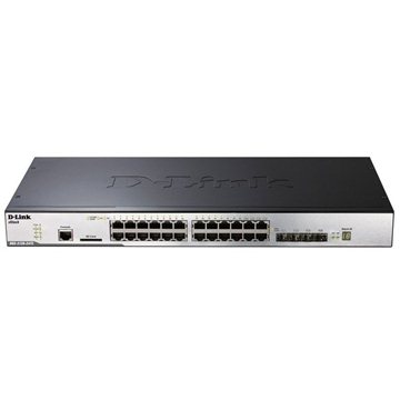 Obrázok D-Link DGS-3120-24TC 24-port Gb stackable L2 switch, 4x combo (DGS-3120-24TC/SI)