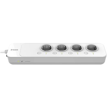 Obrázok D-Link DSP-W245 Wi-Fi Smart Power Strip, Wi-Fi dálkově ovládaná prodlužovačka, 4 schuko zásuvky, DSP-W245/E