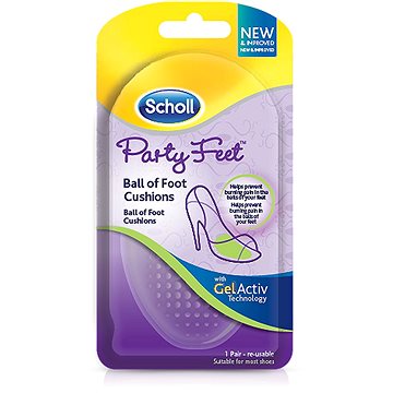 Obrázok SCHOLL Party Feet Gelové polovložky Ultra Slim 1 pár (5038483171370)