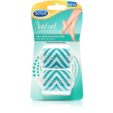 Obrázok SCHOLL Velvet Smooth Peelingová rotačná hlavica 2 ks (4002448116554)