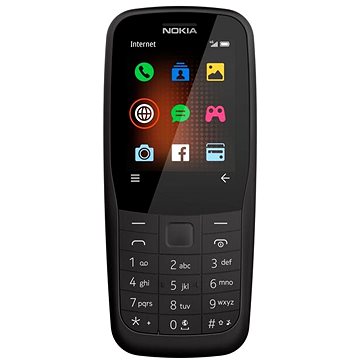 Obrázok Nokia 220 4G (16QUEB01A02) čierny