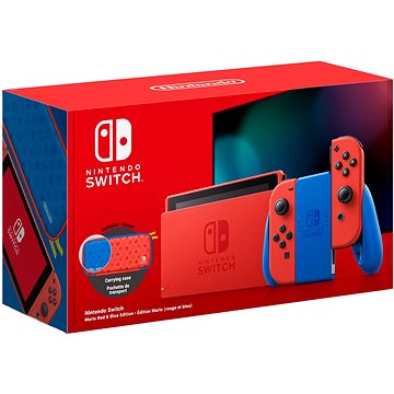 Obrázok Nintendo Switch Mario Red & Blue Edition (NSH075) červená/modrá