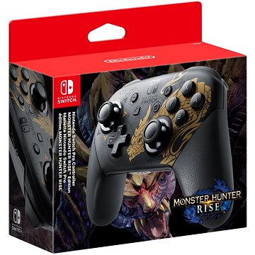 Obrázok Nintendo Switch Pro Controller – Monster Hunter Rise (045496431464)