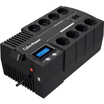 Obrázok CyberPower BRICs Series II SOHO LCD UPS 700VA/420W, German, BR700ELCD