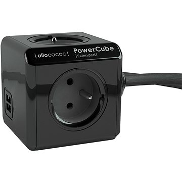 Obrázok PowerCube Extended USB 3m (Black)