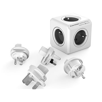 Obrázok PowerCube Rewirable + Travel Plugs šedá