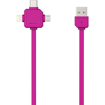 Obrázok PowerCube Cable 1.5m ružový